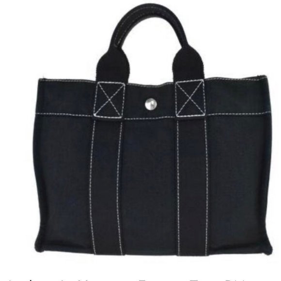 Authentic Hermes Fourre Tout PM Canvas